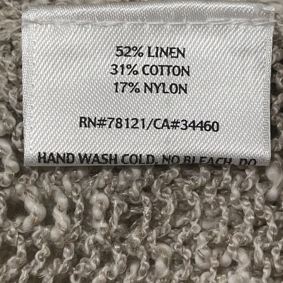 Eileen Fisher Linen/Cotton  Slouchy Sweater Sz. S - Picture 17 of 17